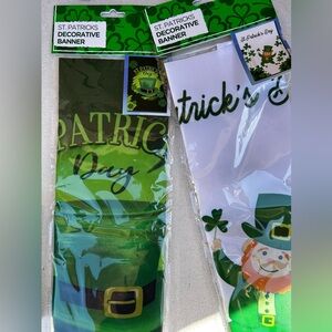 St. Patricks Decorative Banners - Set of 2